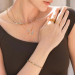 Coeur de Lion Bracelet Golden Whisper - Rainbow