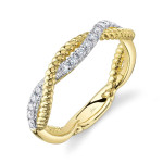 Shy Creation Diamond Twisted Ring