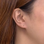 Shy Creation Diamond Marquise Stud Earring