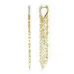 Shy Creation Diamond Fringe Earrings 