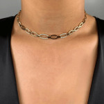 Shy Creation Diamond Link Necklace