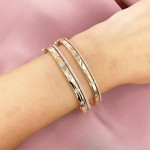 Shy Creation Double Diamond Bangle