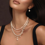 Shy Creation Diamond Bezel Necklace