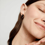 UNOde50 Ser Deslumbrante Stud Earrings - Gold, Greige