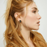 UNOde50 Ser Deslumbrante Earrings - Gold, Greige