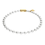 UNOde50 Snowflake Necklace - Two Tone 