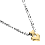 Necklace with Small Gold Heart Detail
