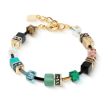 GeoCUBE Iconic Precious Bracelet - Art Nouveau Gold