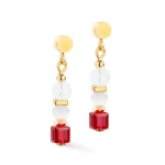 Coeur de Lion Princess Mix Earrings - Rose Blush 