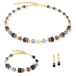GeoCUBE Precious Classic Bracelet - Blue Moon Gold