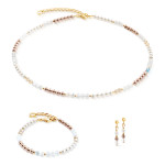 Coeur de Lion Princess Rhythm Earrings - Blush Gold
