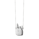 Snoopy x Viv Slim Locket in Sterling Silver