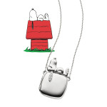 Monica Rich Kosann Snoopy x Viv Slim Locket in Sterling Silver 