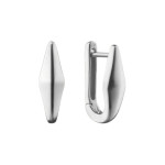 Monica Rich Kosann Points North Huggie Earring - Sterling Silver 