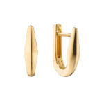 Monica Rich Kosann Points North Huggie Earring - 18KT Gold - Petite 