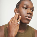 UNOde50 Ring with Sphere Shape - Gold