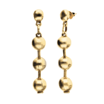 Snowflake Earrings - Gold