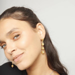 UNOde50 Snowflake Earrings - Gold 