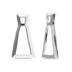 UNOde50 Open Triangle Earrings - Silver 