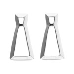 UNOde50 Open Triangle Earrings - Silver