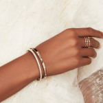 Shy Creation Diamond Station Bangle 