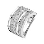 Ti Sento Milano Classic Layered Zirconia Ring 