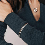 Ti Sento Milano Zirconia Double Bangle 