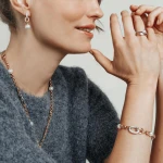 Ti Sento Milano Drop Pearl Earrings with Pave