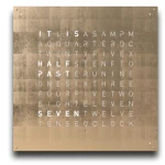 QLOCKTWO EARTH 90 CREATOR'S EDITION MOON GOLD 