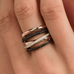 Honeycomb Crossover Ring