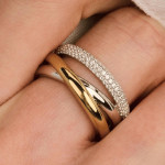Ti Sento Milano Zirconia Structure Ring 