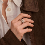 Ti Sento Milano Zirconia Structure Ring 