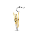 Ti Sento Milano Sculptural Twisted Zirconia Necklace with Pendant 