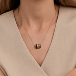 Honeycomb Crossover Necklace