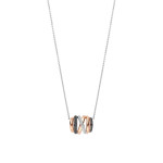 Ti Sento Milano Honeycomb Crossover Necklace