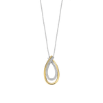 Organic Zirconia Necklace