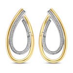 Organic Zirconia Earrings