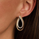 Ti Sento Milano Organic Zirconia Earrings 