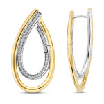 Ti Sento Milano Organic Zirconia Earrings
