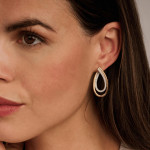Ti Sento Milano Organic Zirconia Earrings 