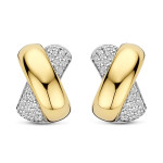 Ti Sento Milano Bold Crossover Hoops 