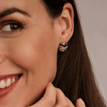 Honeycomb Crossover Earrings