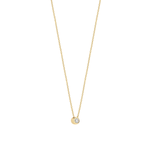 Classic Cubic Zirconia Bezel Necklace