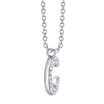 Diamond Initial "C" Necklace