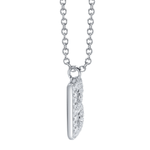 Diamond Initial "B" Necklace