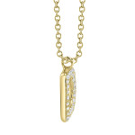 Shy Creation Diamond Initial "D" Necklace