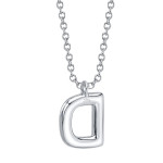 Shy Creation Diamond Initial "D" Necklace