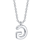 Diamond Initial "G" Necklace