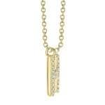 Shy Creation Diamond Initial "H" Necklace