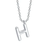 Shy Creation Diamond Initial "H" Necklace